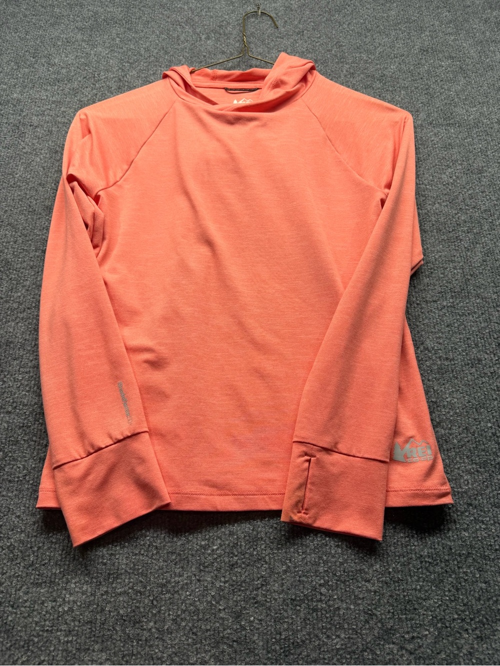 REI Coral Long-Sleeve Hooded Kids Top